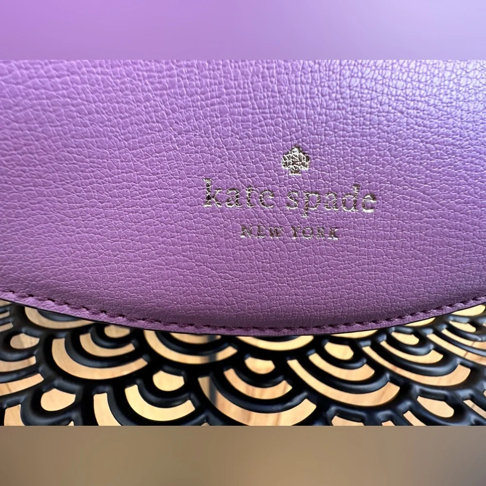 NWT! Kate ♠️ RARE!! SALE!!!!! Robyn Exotic Crossbody Saddle Bag - Picture 6 of 11